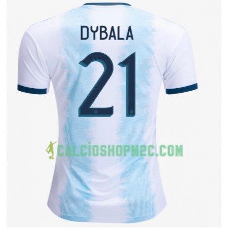 Argentina Paulo Dybala 21 Maglia Prima Copa América 2019 Manica Corta